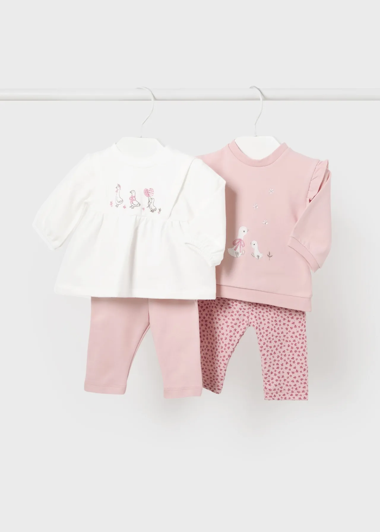 Mayoral Newborn Girl 4 Piece Terry Set
