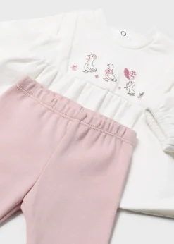 Mayoral Newborn Girl 4 Piece Terry Set