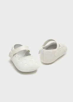 Mayoral Newborn Girl Corduroy Mary Janes