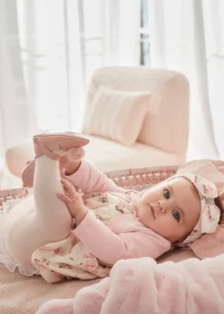Mayoral Newborn Girl Dress with Faux Cardigan
