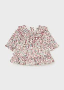 Mayoral Newborn Girl Floral Ruffle Dress