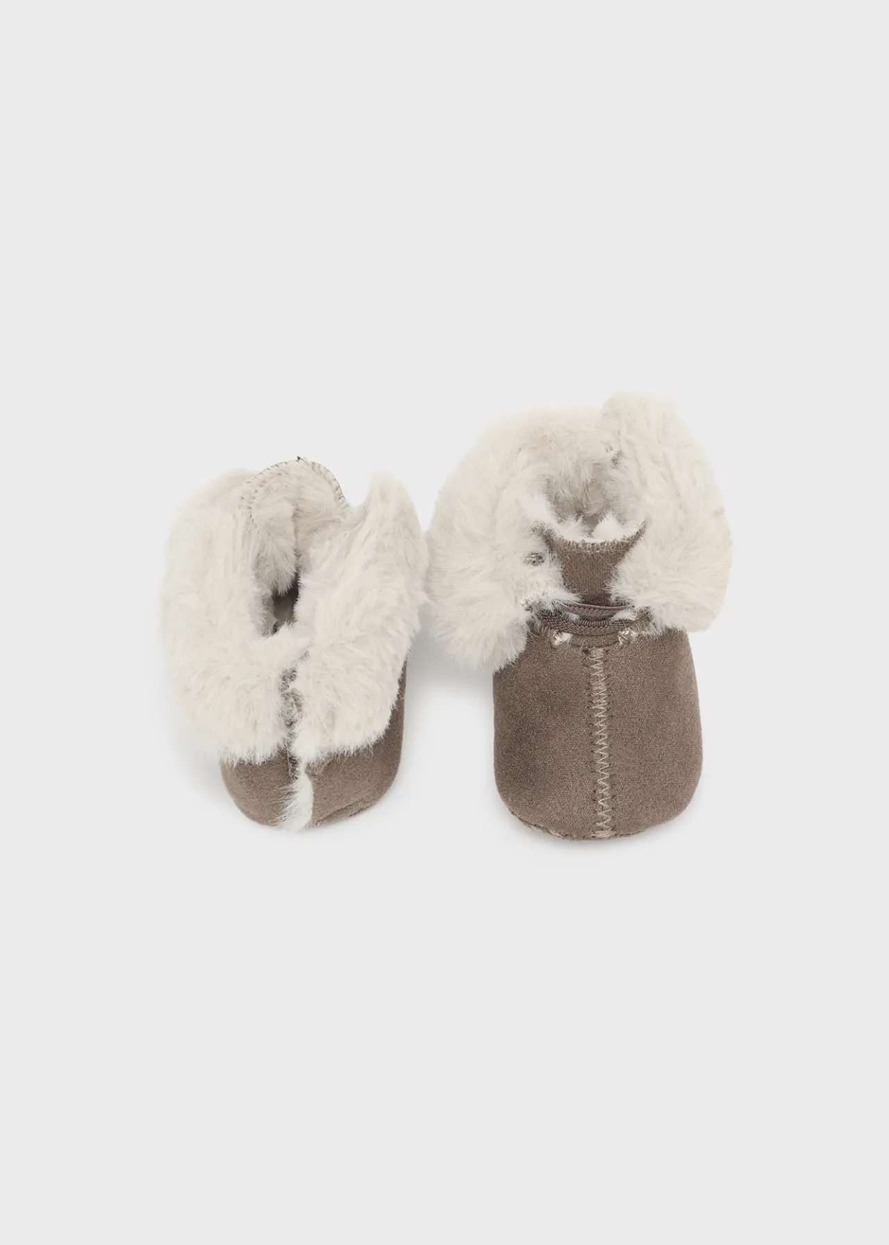 Mayoral Newborn Girl Fur Ankle Boots