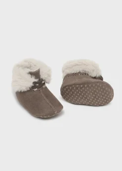 Mayoral Newborn Girl Fur Ankle Boots
