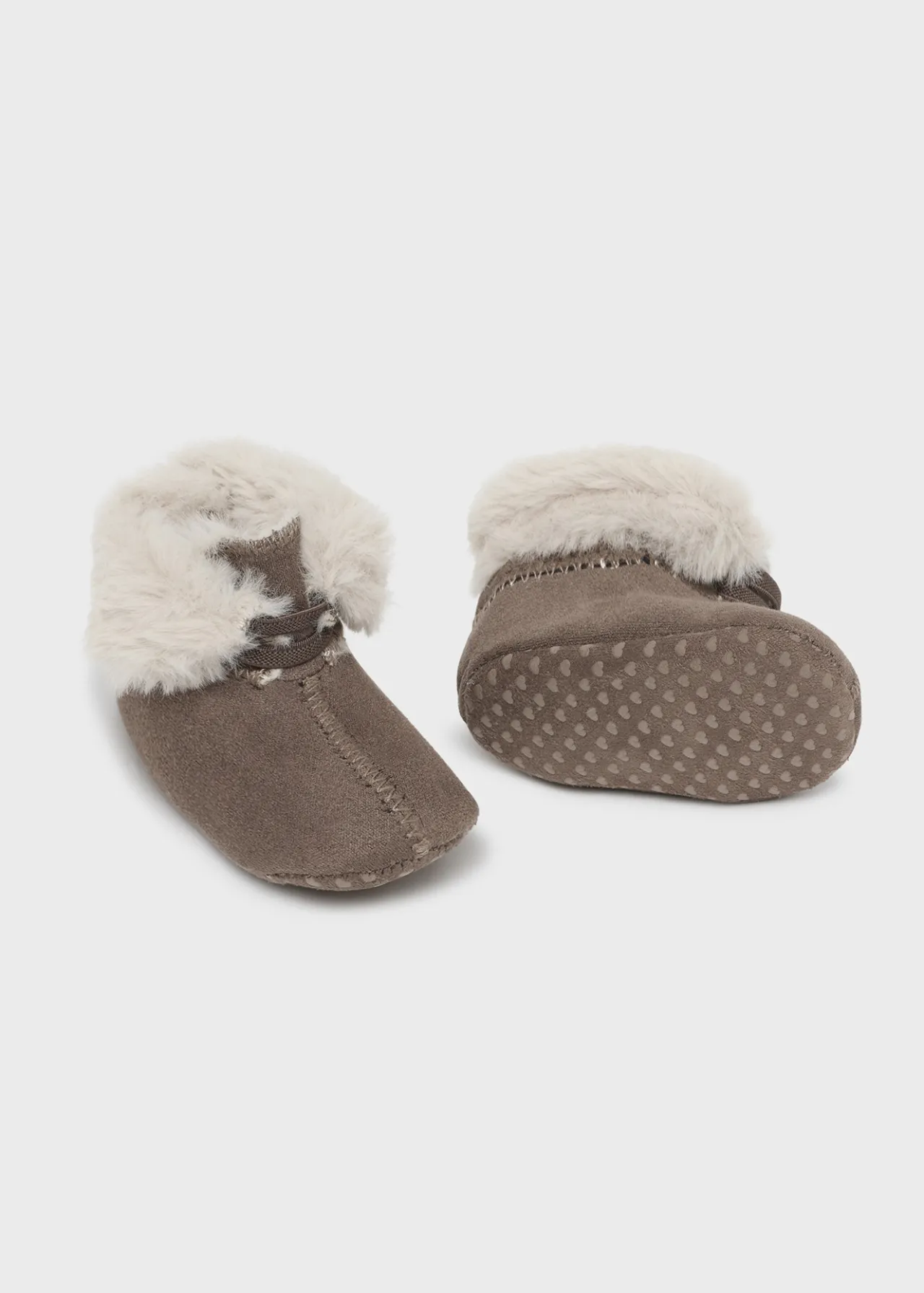 Mayoral Newborn Girl Fur Ankle Boots