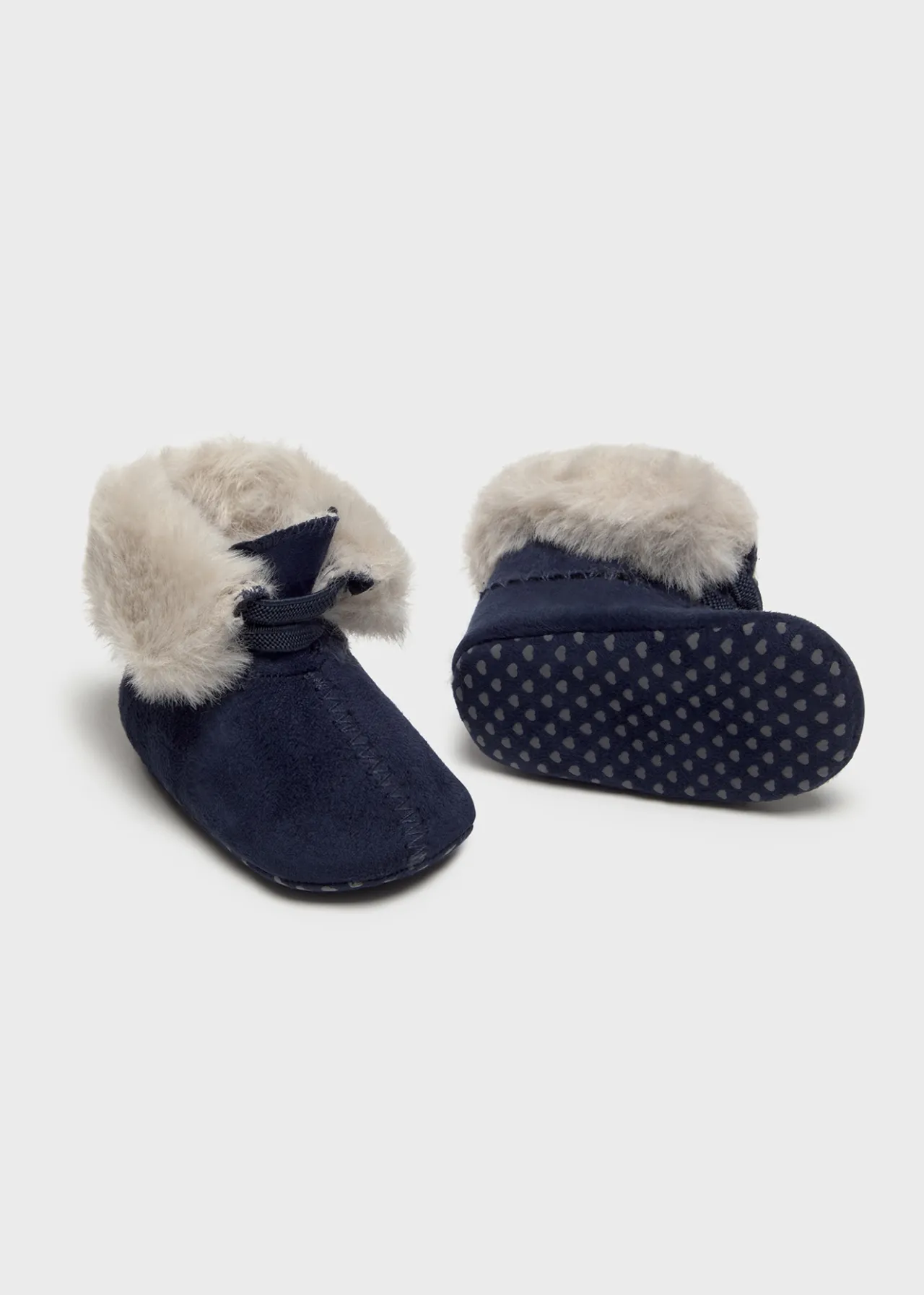 Mayoral Newborn Girl Fur Ankle Boots