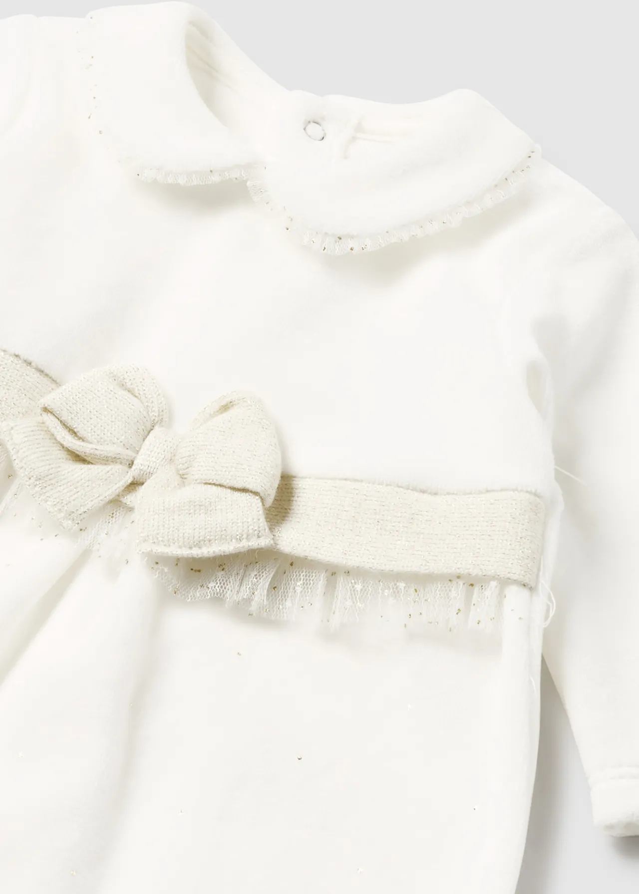 Mayoral Newborn Girl One-Piece with Beret