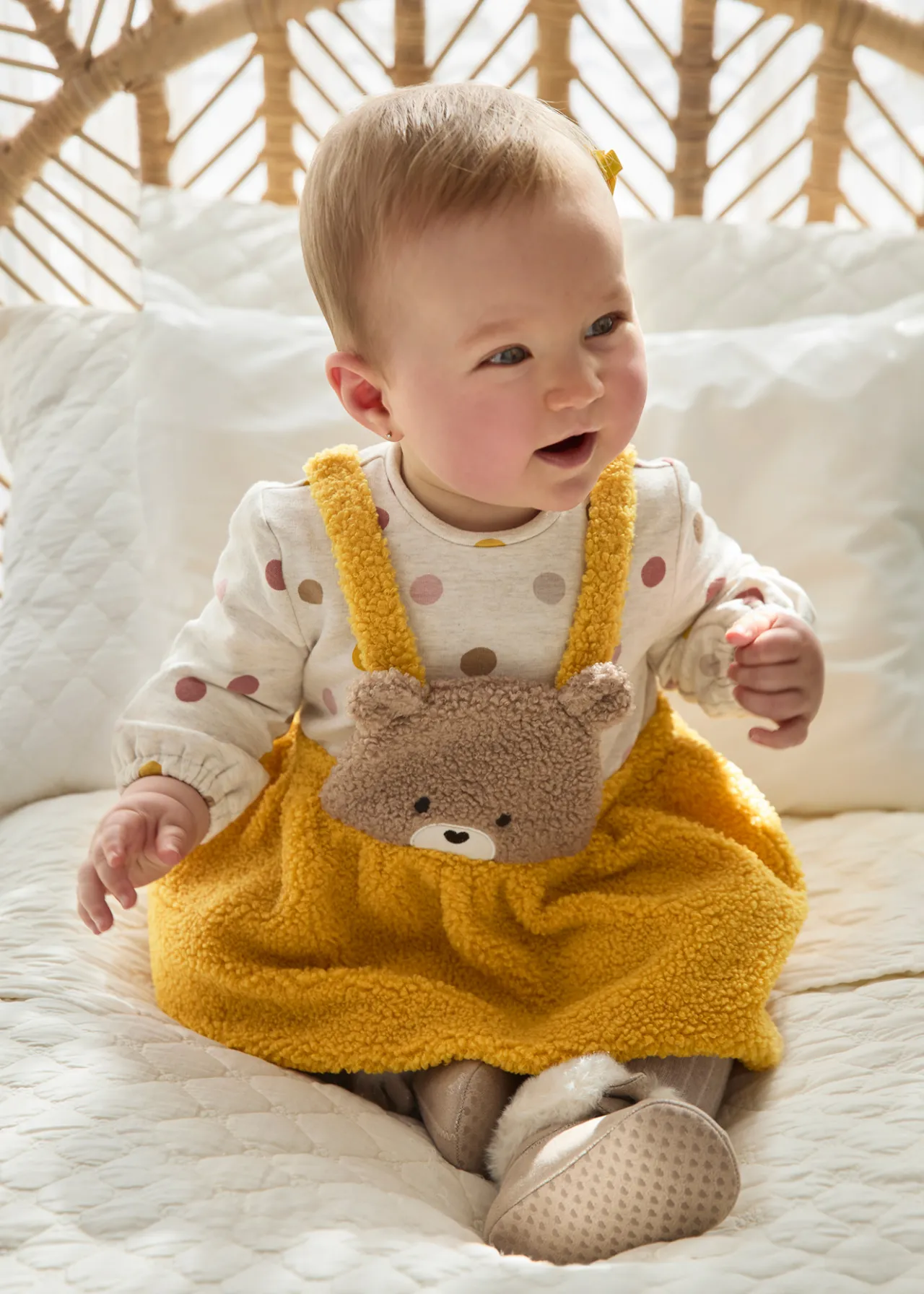 Mayoral Newborn Girl Romper Dress