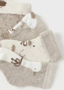 Mayoral Newborn Girl Set of 4 Duck Socks