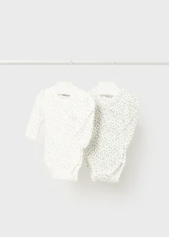 Mayoral Newborn Girl Set of 2 Print Bodysuits