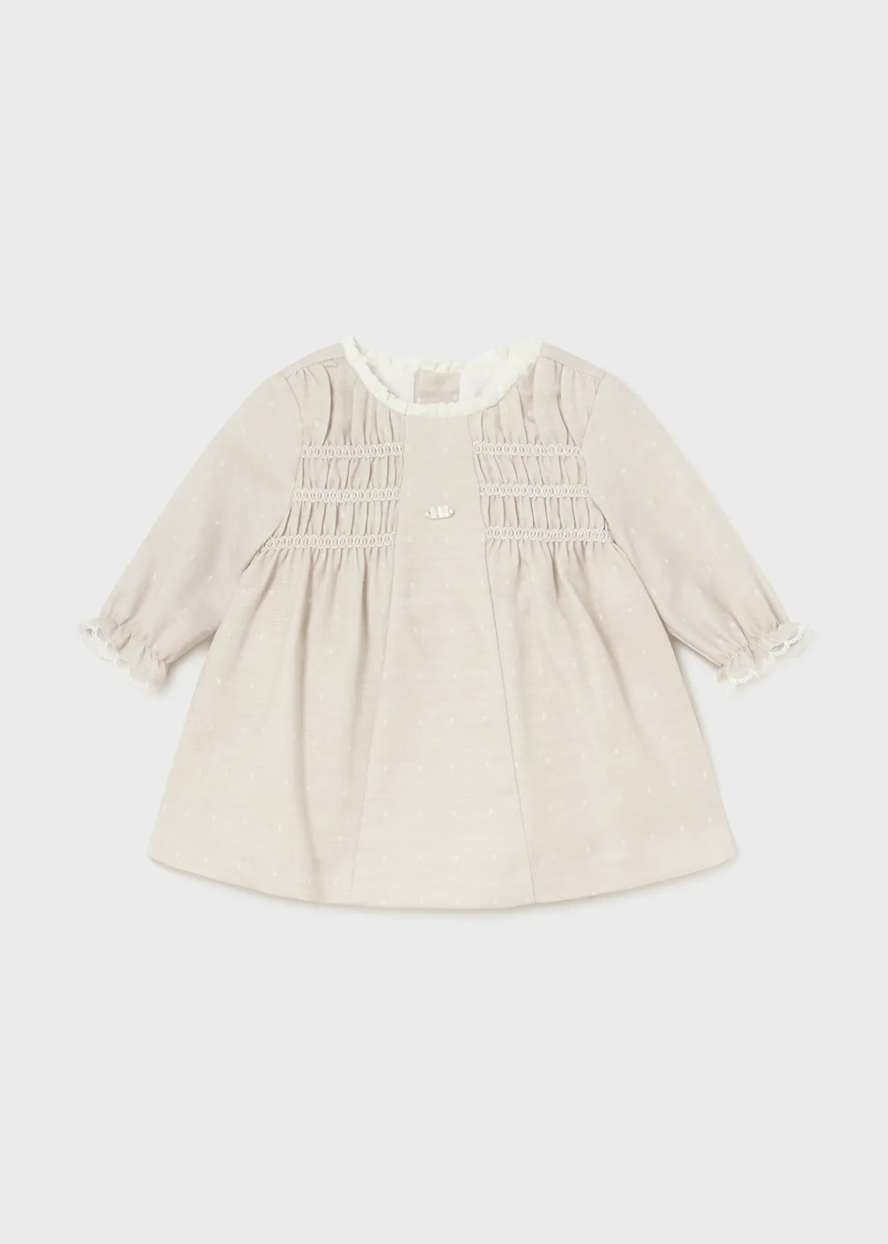 Mayoral Newborn Girl Smocked Dress