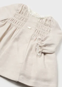 Mayoral Newborn Girl Smocked Dress