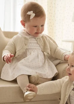 Mayoral Newborn Girl Sparkly Velvet Dress