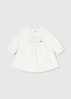 Mayoral Newborn Girl Sparkly Velvet Dress