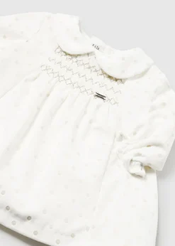 Mayoral Newborn Girl Sparkly Velvet Dress
