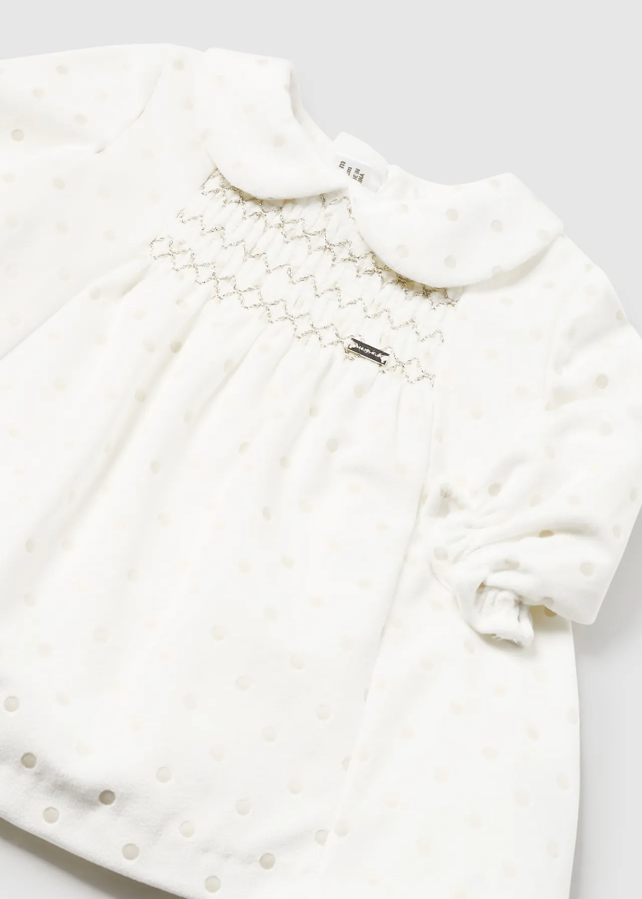 Mayoral Newborn Girl Sparkly Velvet Dress