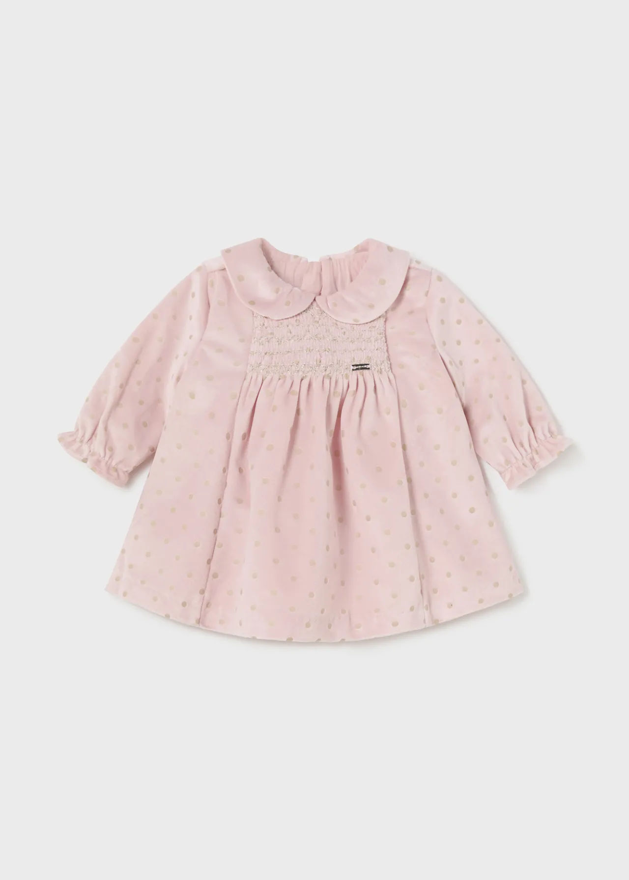 Mayoral Newborn Girl Sparkly Velvet Dress