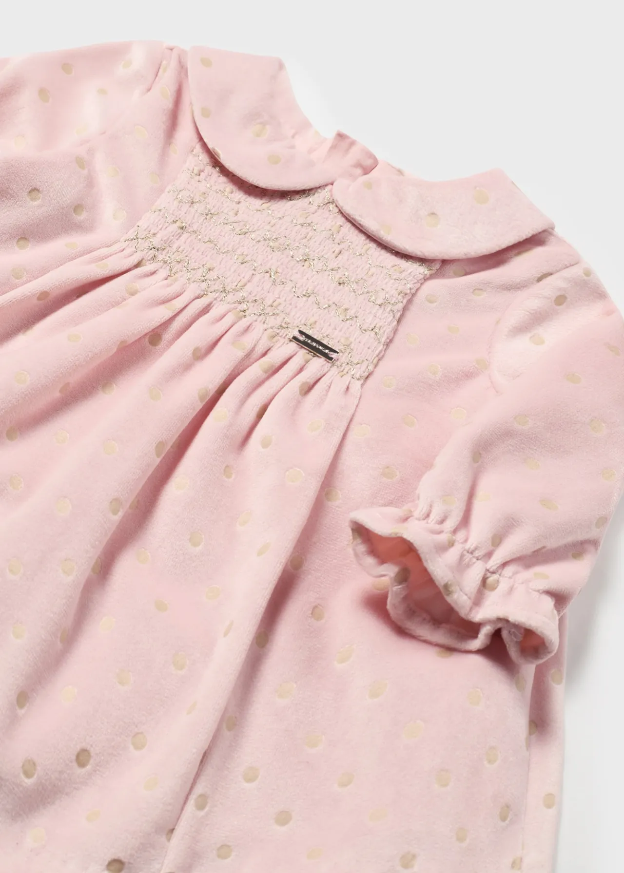 Mayoral Newborn Girl Sparkly Velvet Dress