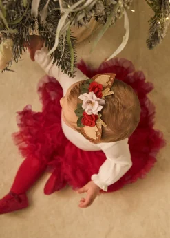 Mayoral Newborn Girl Tulle Skirt with Ear Headband