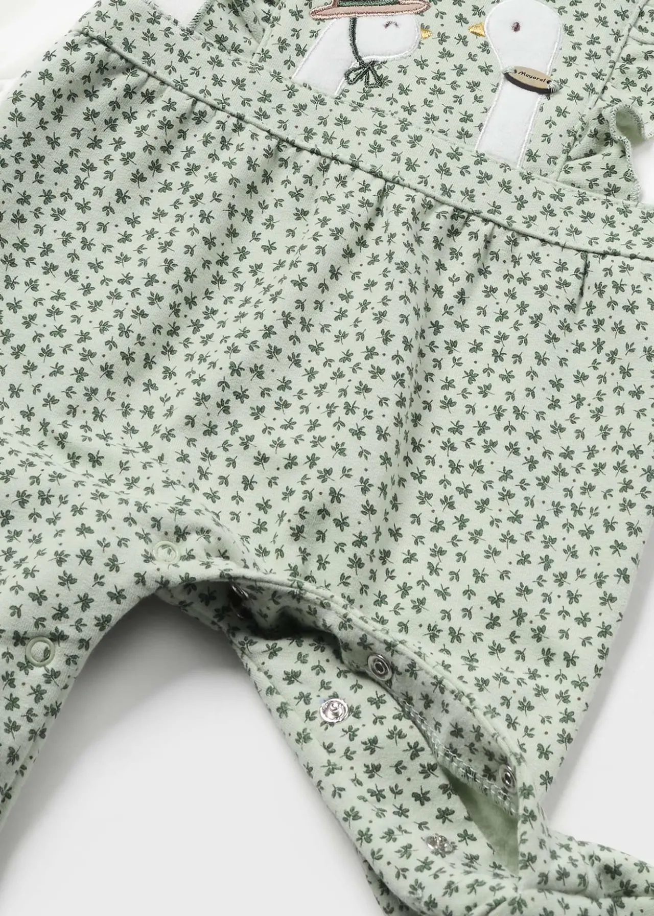 Mayoral Newborn Goose Print One-Piece