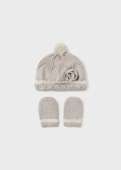 Mayoral Newborn Hat and Mittens Set
