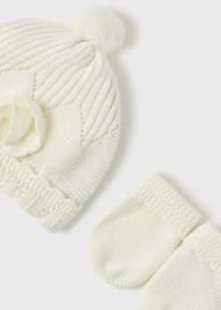 Mayoral Newborn Hat and Mittens Set