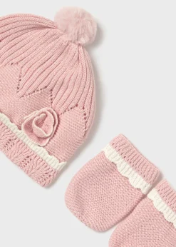 Mayoral Newborn Hat and Mittens Set