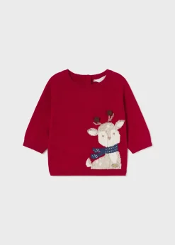 BOY Mayoral Newborn Jacquard Sweater