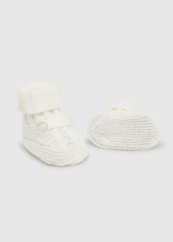 Mayoral Newborn Knit Booties