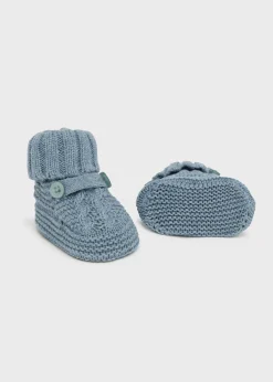 Mayoral Newborn Knit Booties