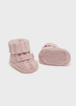 Mayoral Newborn Knit Booties