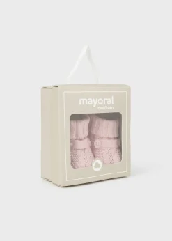 Mayoral Newborn Knit Booties