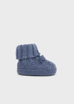 Mayoral Newborn Knit Booties
