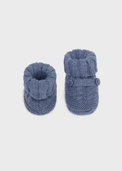 Mayoral Newborn Knit Booties