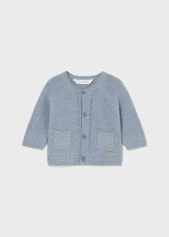 BOY Mayoral Newborn Knit Cardigan