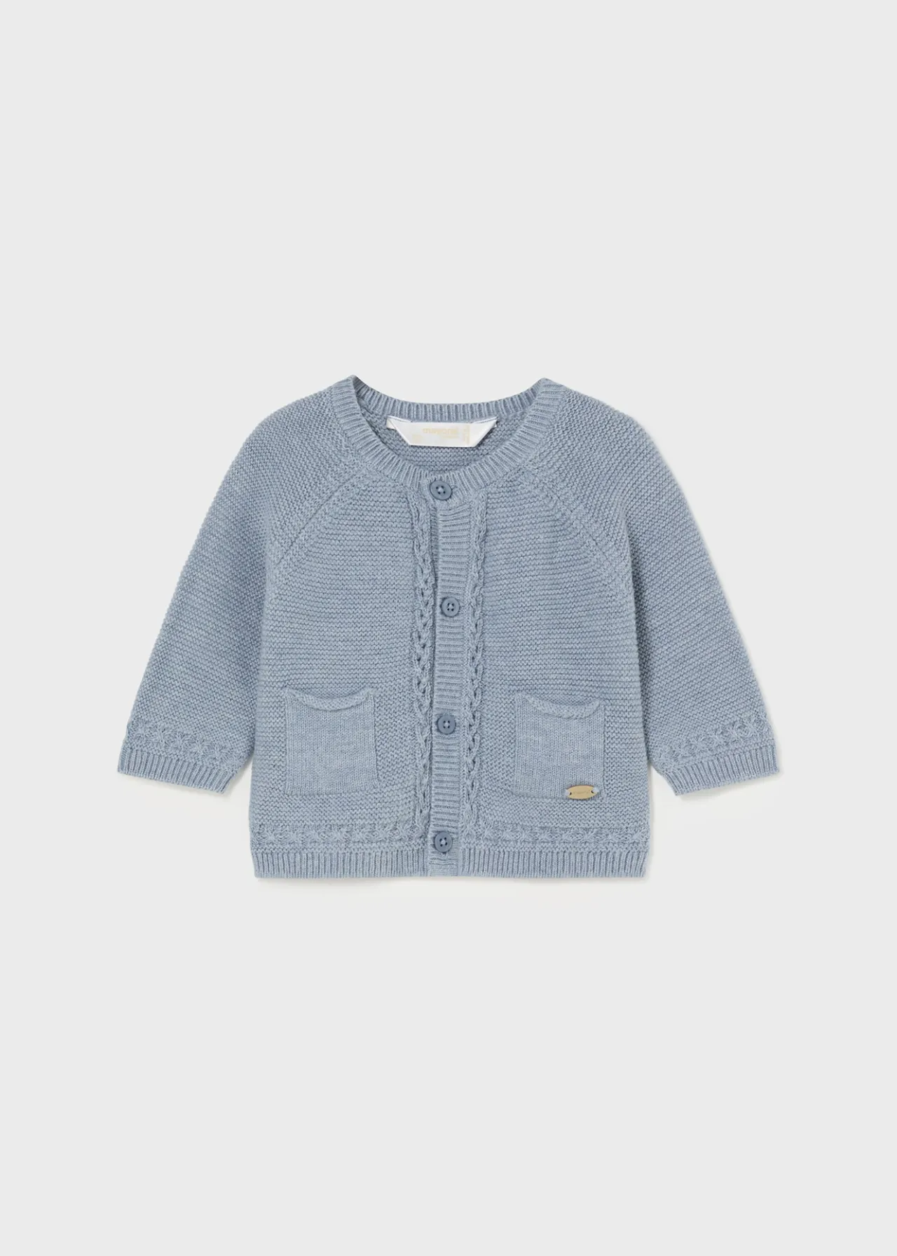 BOY Mayoral Newborn Knit Cardigan