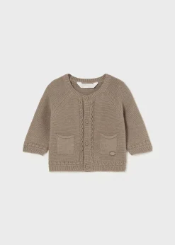 BOY Mayoral Newborn Knit Cardigan