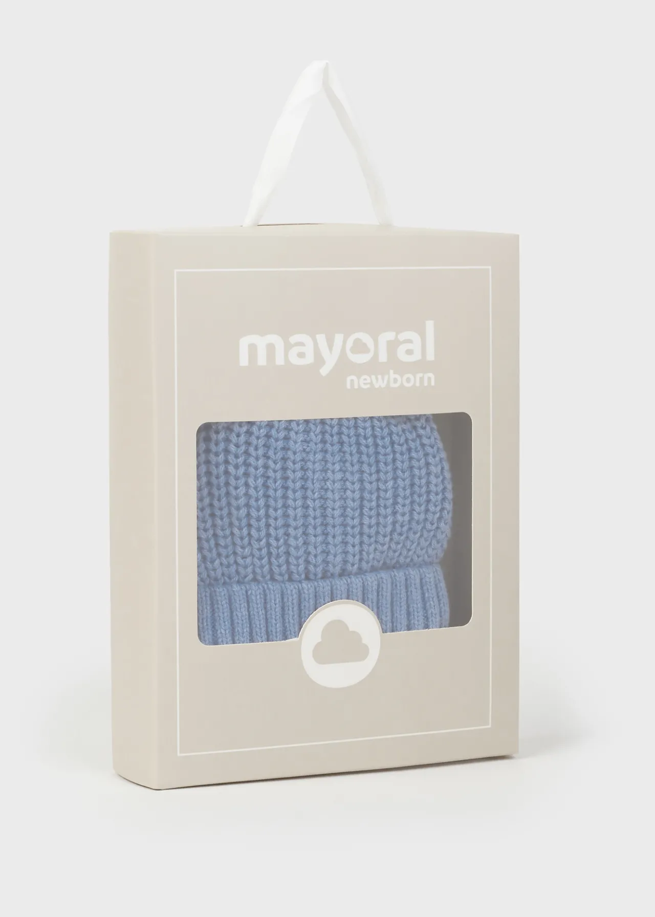 BOY Mayoral Newborn Knit Hat and Mittens Set