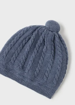 BOY Mayoral Newborn Knit Hat Set