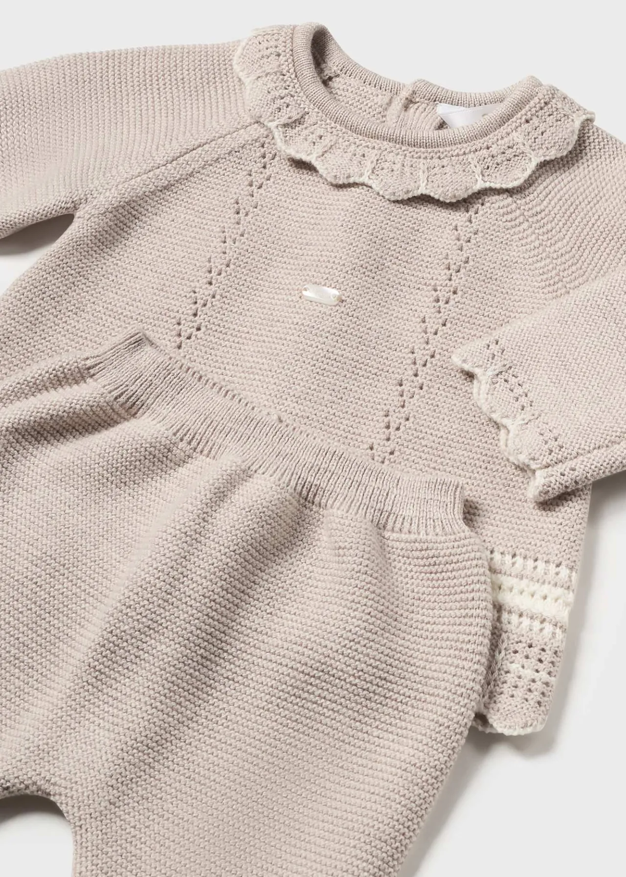 Mayoral Newborn Knit Sweater and Footed Pant Set