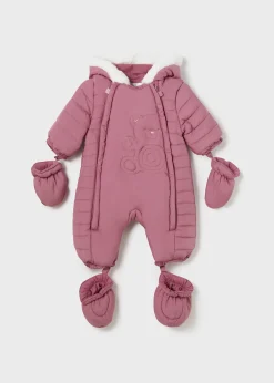 Mayoral Newborn Microfiber Snowsuit