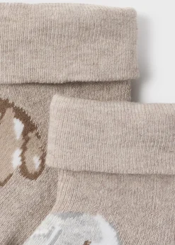 BOY Mayoral Newborn Non-Slip Rabbit Socks