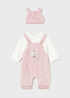 Mayoral Newborn One-Piece and Hat with Ears