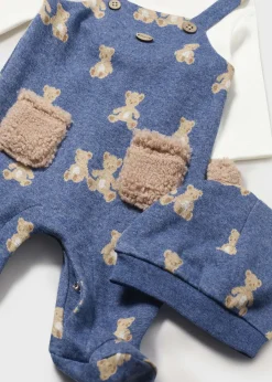 BOY Mayoral Newborn One-Piece and Hat with Ears