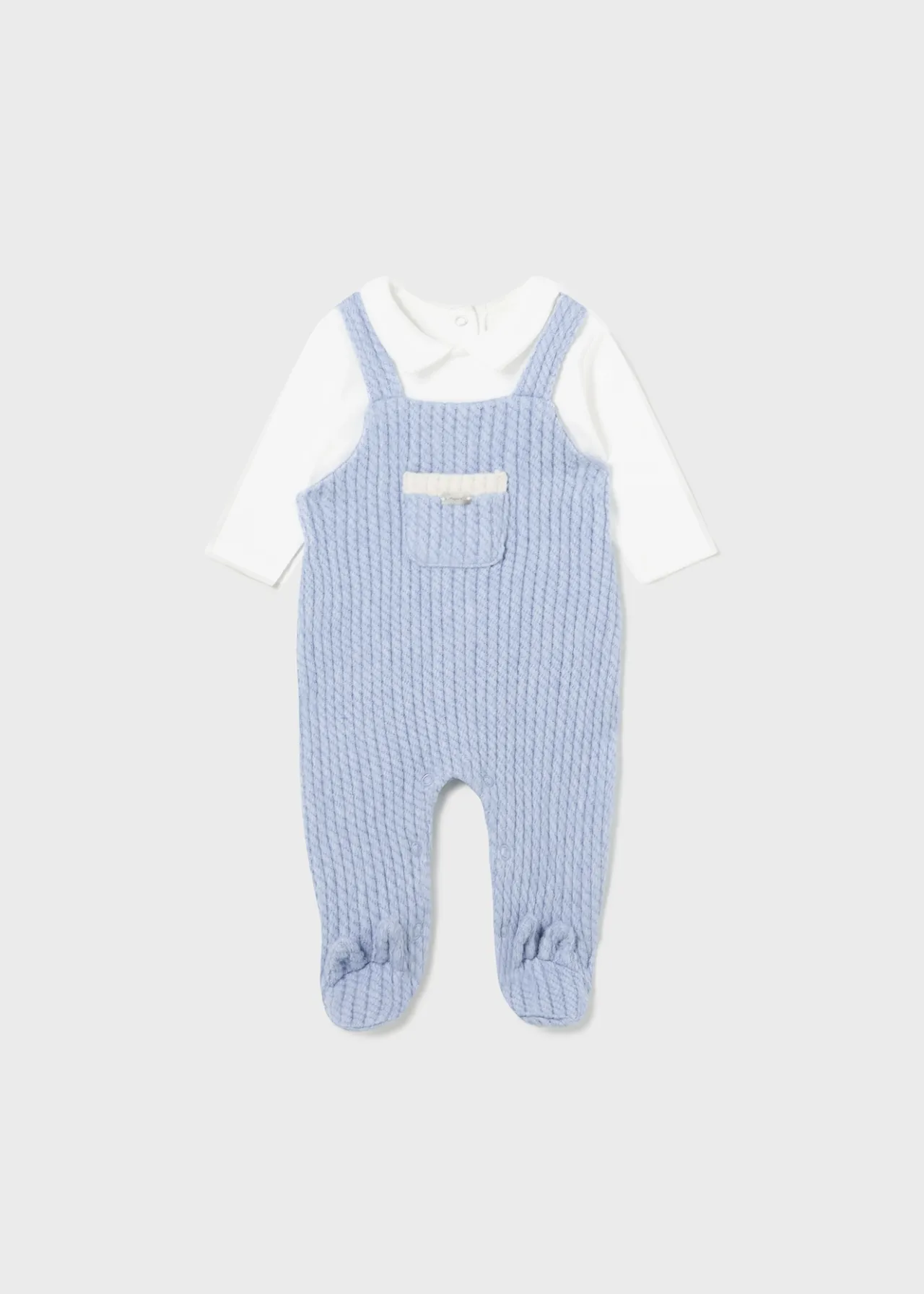 BOY Mayoral Newborn One-Piece and Jacket Set