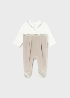 BOY Mayoral Newborn One-Piece with Collar