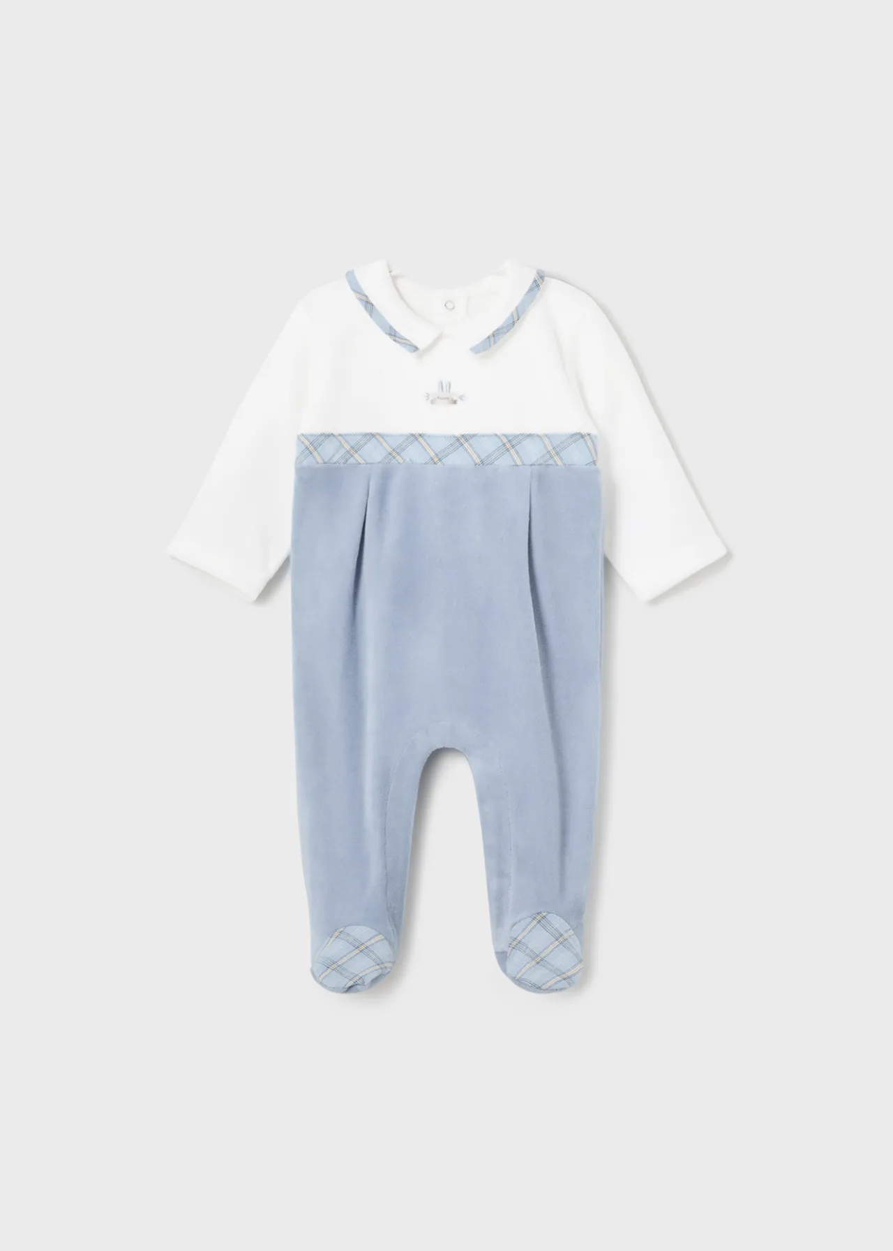 BOY Mayoral Newborn One-Piece with Collar