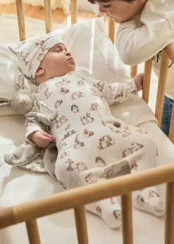BOY Mayoral Newborn One-Piece with Hat