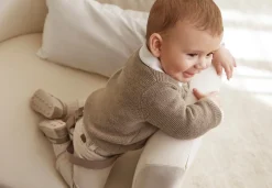 BOY Mayoral Newborn Pants with Suspenders