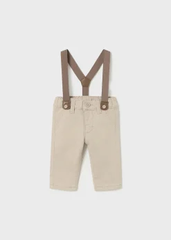 BOY Mayoral Newborn Pants with Suspenders