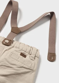 BOY Mayoral Newborn Pants with Suspenders